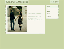 Tablet Screenshot of mike-and-julie.com